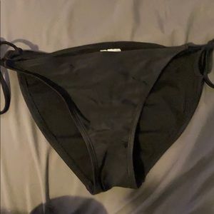 Size small black bikini bottoms